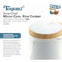 TOYOMI 0.8L SmartDiet Micro-Com Rice Cooker RC 2090LC - White - 2