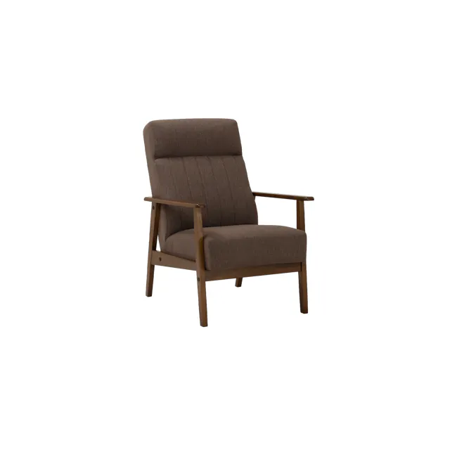 Siena Lounge Chair - Cocoa, Dark Grey - 1