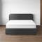 Nolan King Storage Bed in Hailstorm with 2 Hendrix Bedside Tables - 4