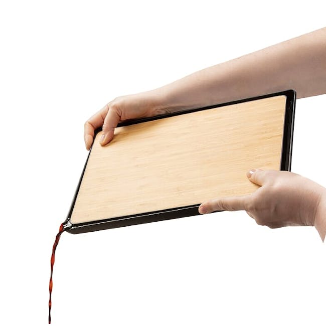 Dreamfarm Fledge Flip Edge Cutting Board - Bamboo (2 Sizes) - 5