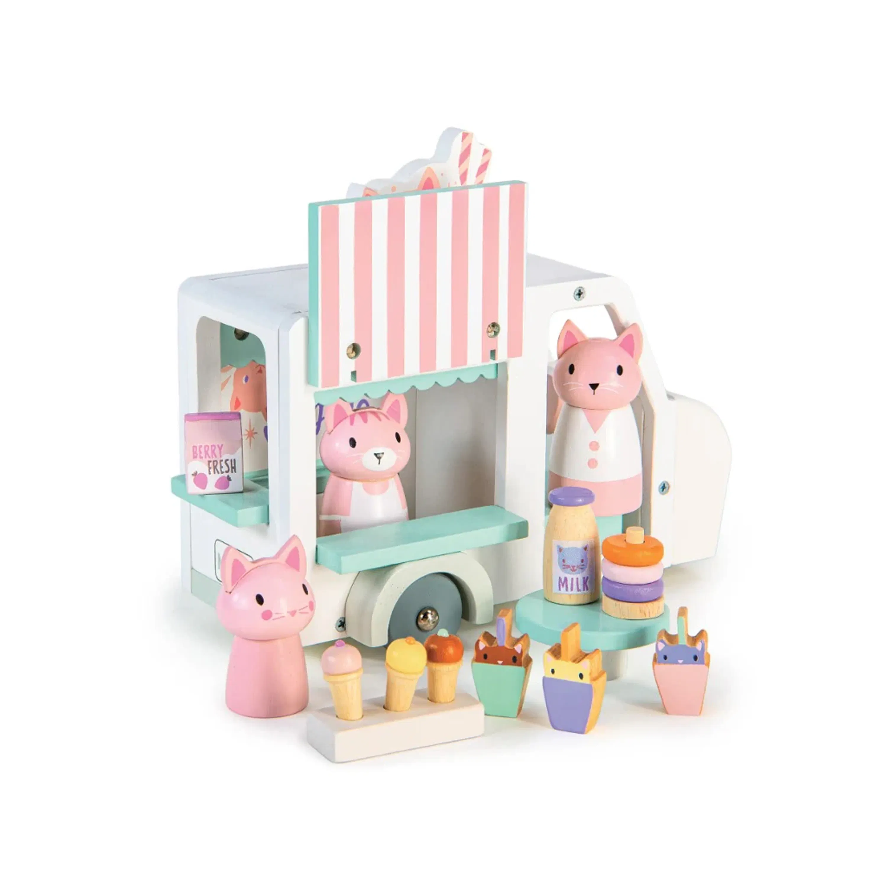 Kitty's Milkshake Van by Tender Leaf Toys