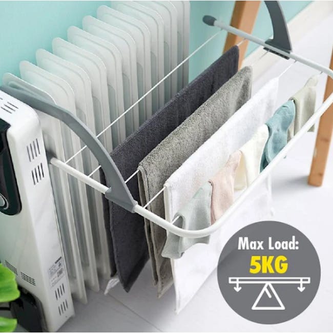 HOUZE Wall Hanging Radiator Drying Airer (2 Sizes) - 4