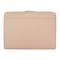 Personalised Saffiano Leather 16" Laptop Sleeve - Nude - 3