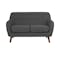 Emma 2 Seater Sofa with Emma Armchair - Raven - 2