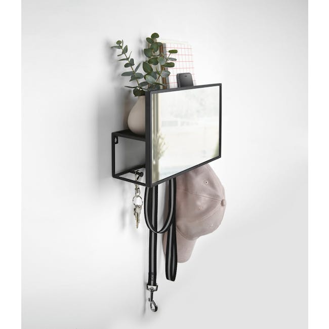 Cubiko Wall Mirror with Storage - 4
