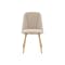 Lana Dining Chair - Oak, Wheat Beige (Fabric) - 2
