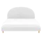 Aspen King Bed - Cloud White