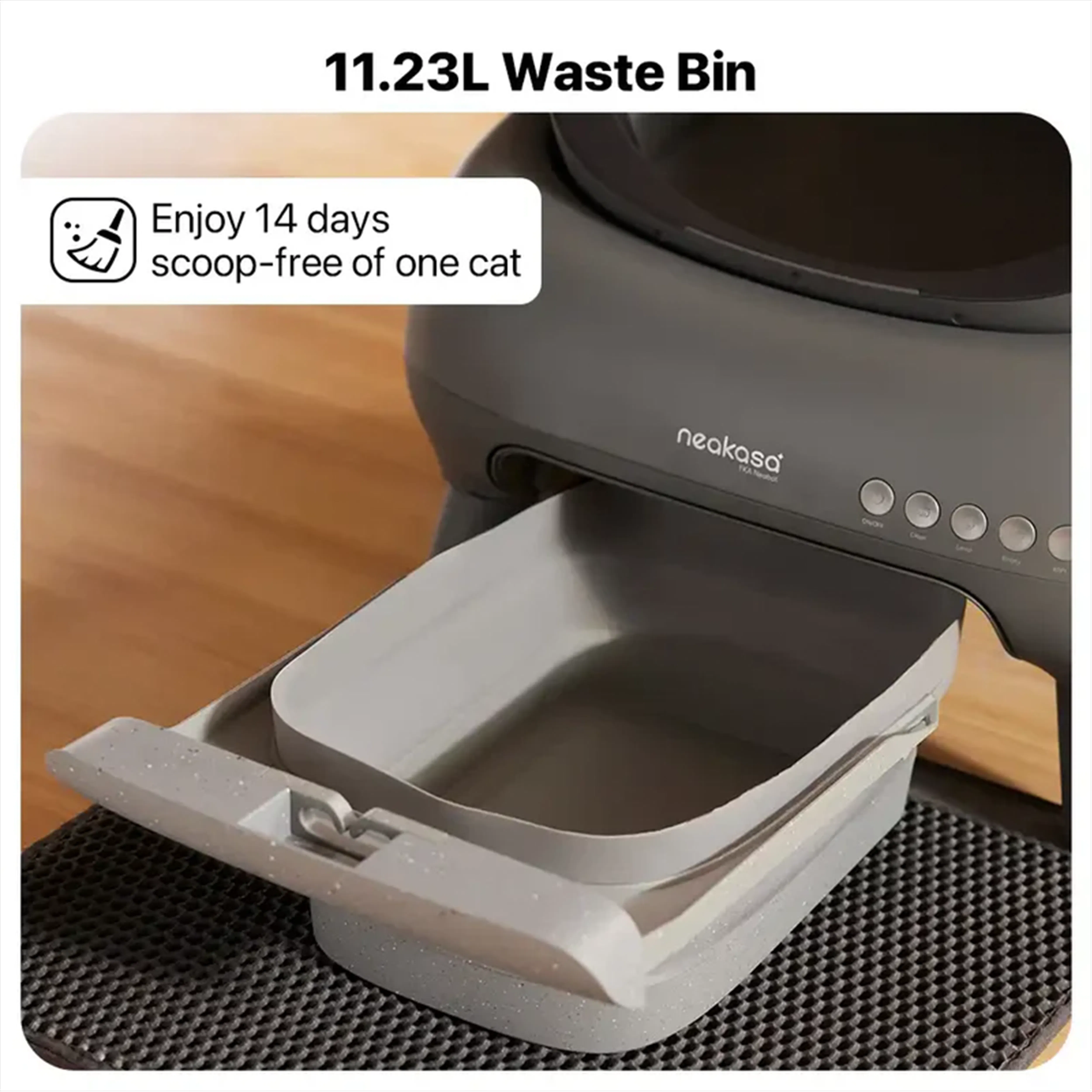 Neakasa M1 Plus (Upgraded) Open-Top Self-Cleaning Automatic Cat Litter Box - 9