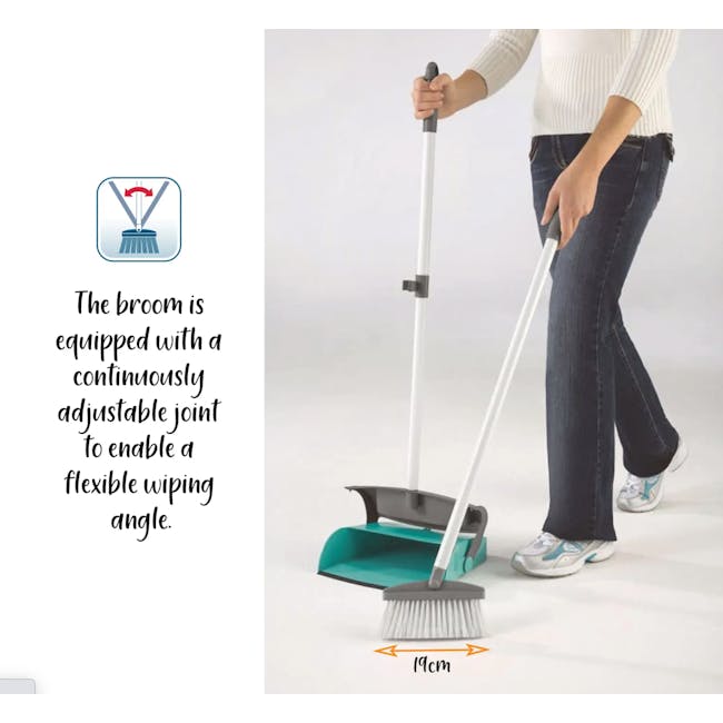 Leifheit Professional Broom with Dust Pan Set - 3