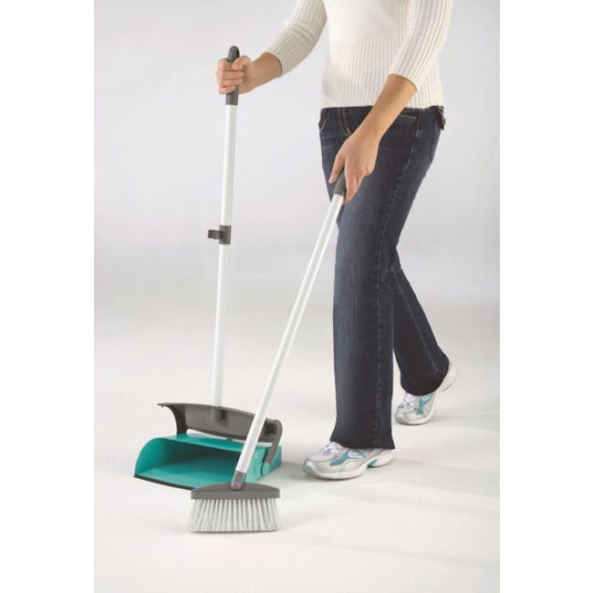 Leifheit Professional Broom with Dust Pan Set - 2