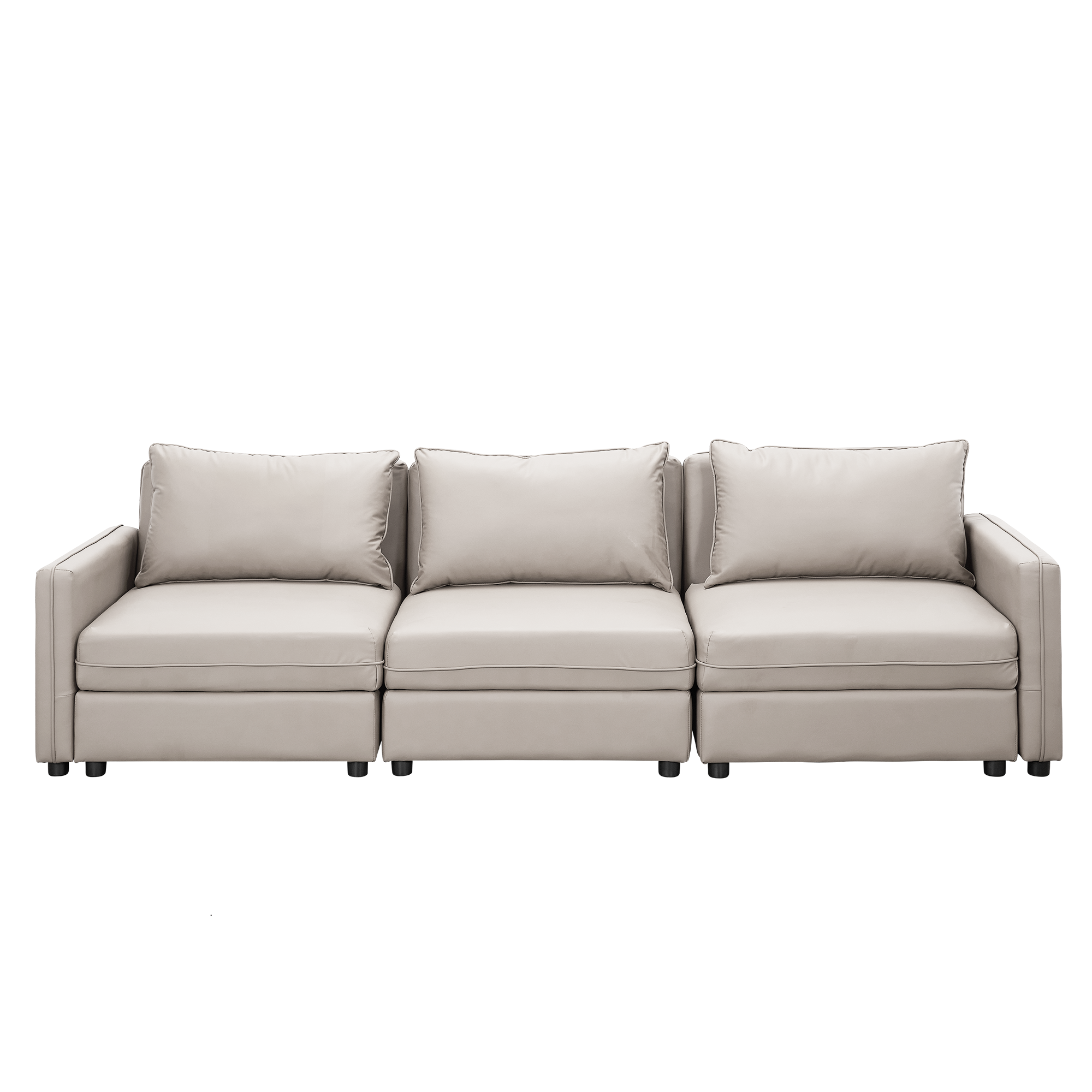 Cameron 4 Seater Storage Sofa - Grey (Pet Friendly)