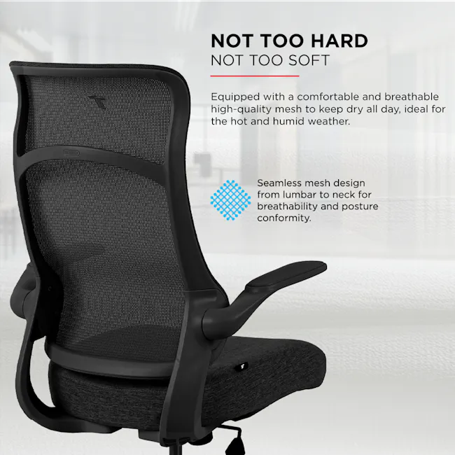 TT AIRFLEX Ergochair - Graphite Black - 4