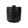 TOYOMI 2L Micro-com Pressure Cooker & Rice Cooker with Duo Pot PC 2001 - Black