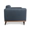 Carter 3 Seater Sofa in Navy with Logan Lounge Chair in Black - 6