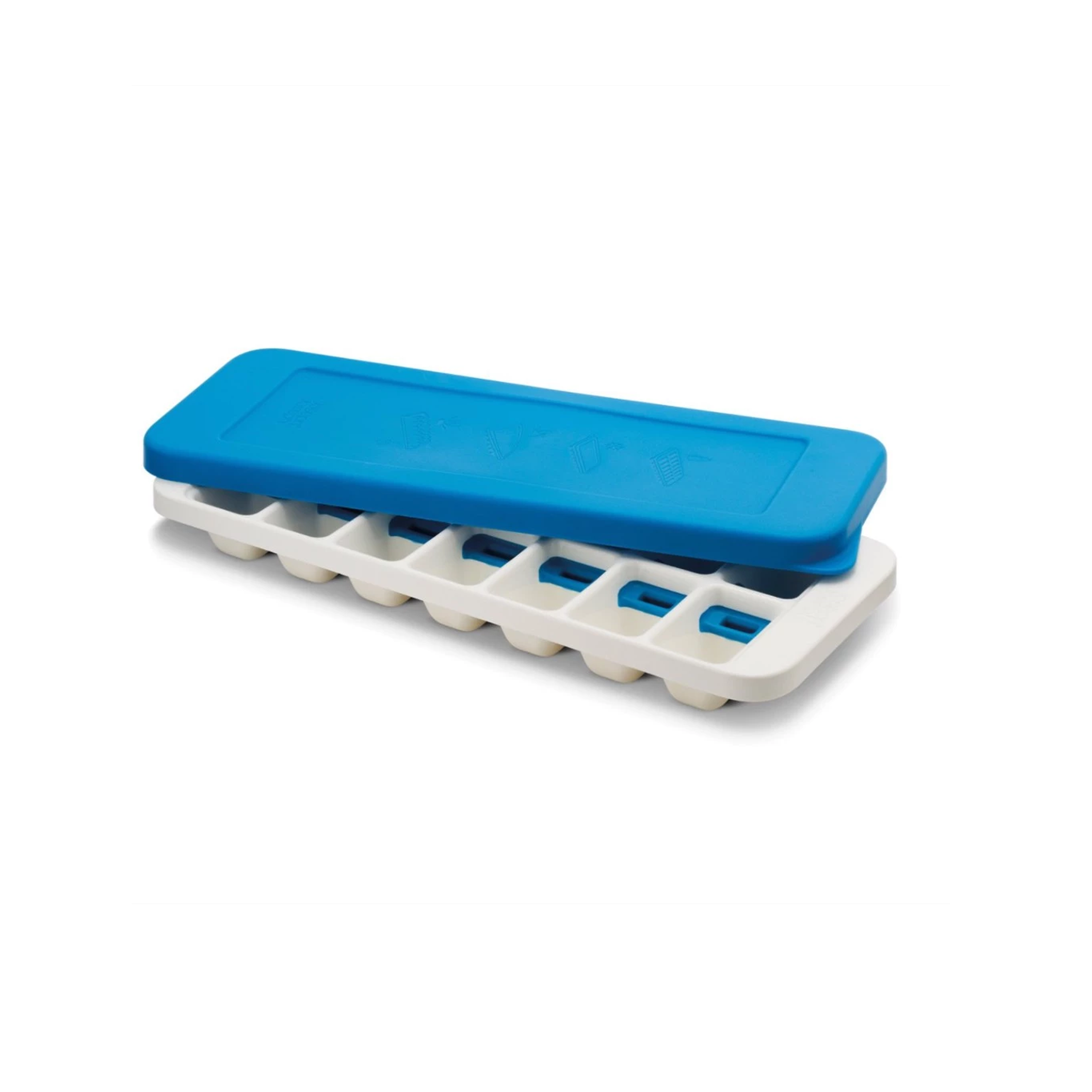 Joseph Joseph Quick Snap Easy Release Ice-cube Tray w/Stackable Lid - 1 Piece (Blue)