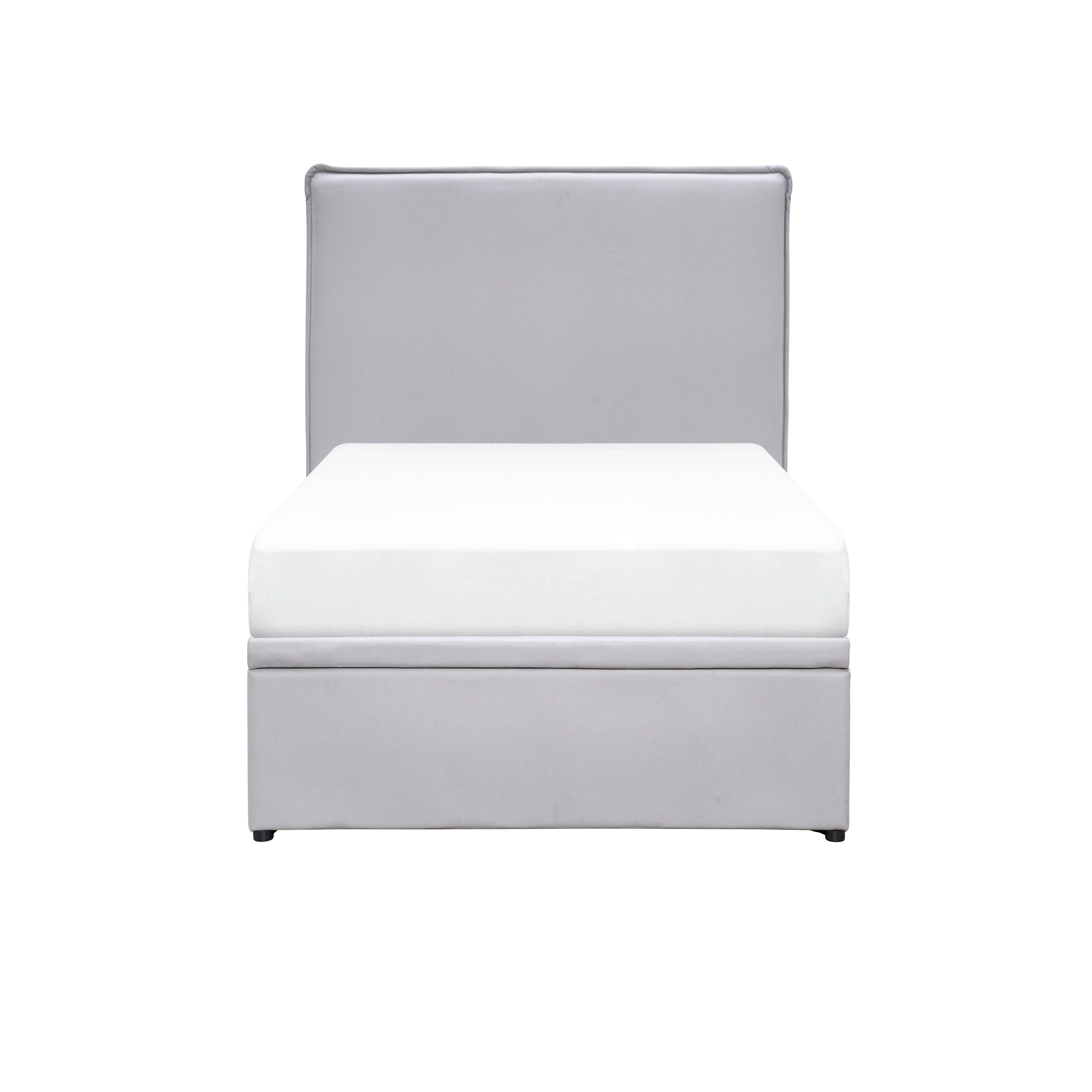 Arthur Single Storage Bed - Light Grey (Pet Friendly)