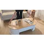 (As-is) Marche Lift-Up Storage Coffee Table 1.2m - Natural, White - 3 - 7