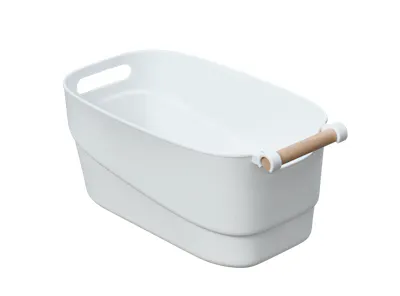 Maddy Storage Box with Wooden Handle - Medium