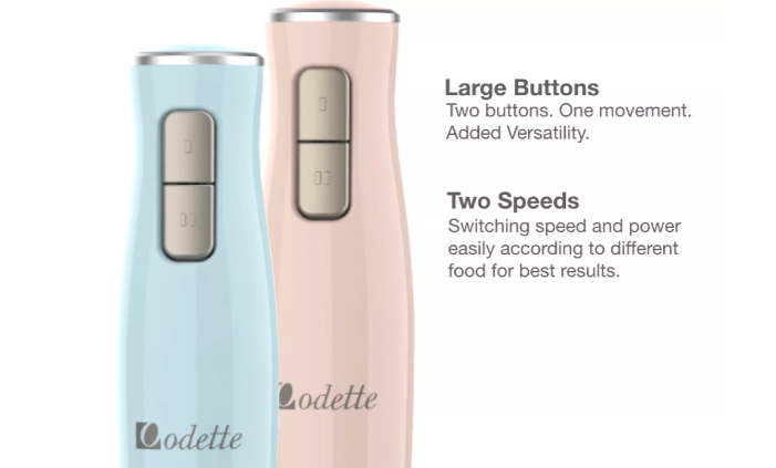 Odette Multifunction Immersion Handheld Blender Pink, Odette HipVan