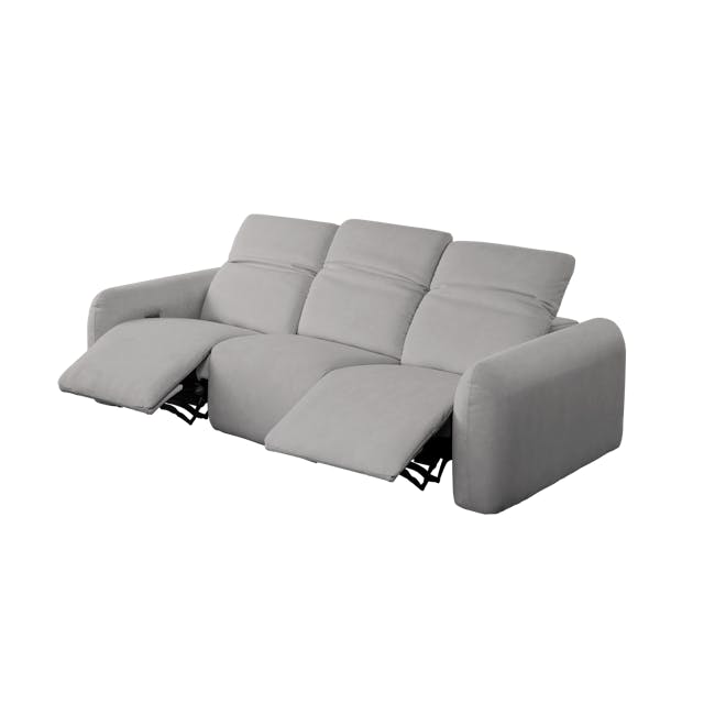 Harmony 3 Seater Power Recliner Sofa - Night Sky (Scratch Resistant) - Zero Wall - 4