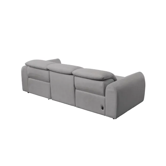Harmony 3 Seater Power Recliner Sofa - Night Sky (Scratch Resistant) - Zero Wall - 2