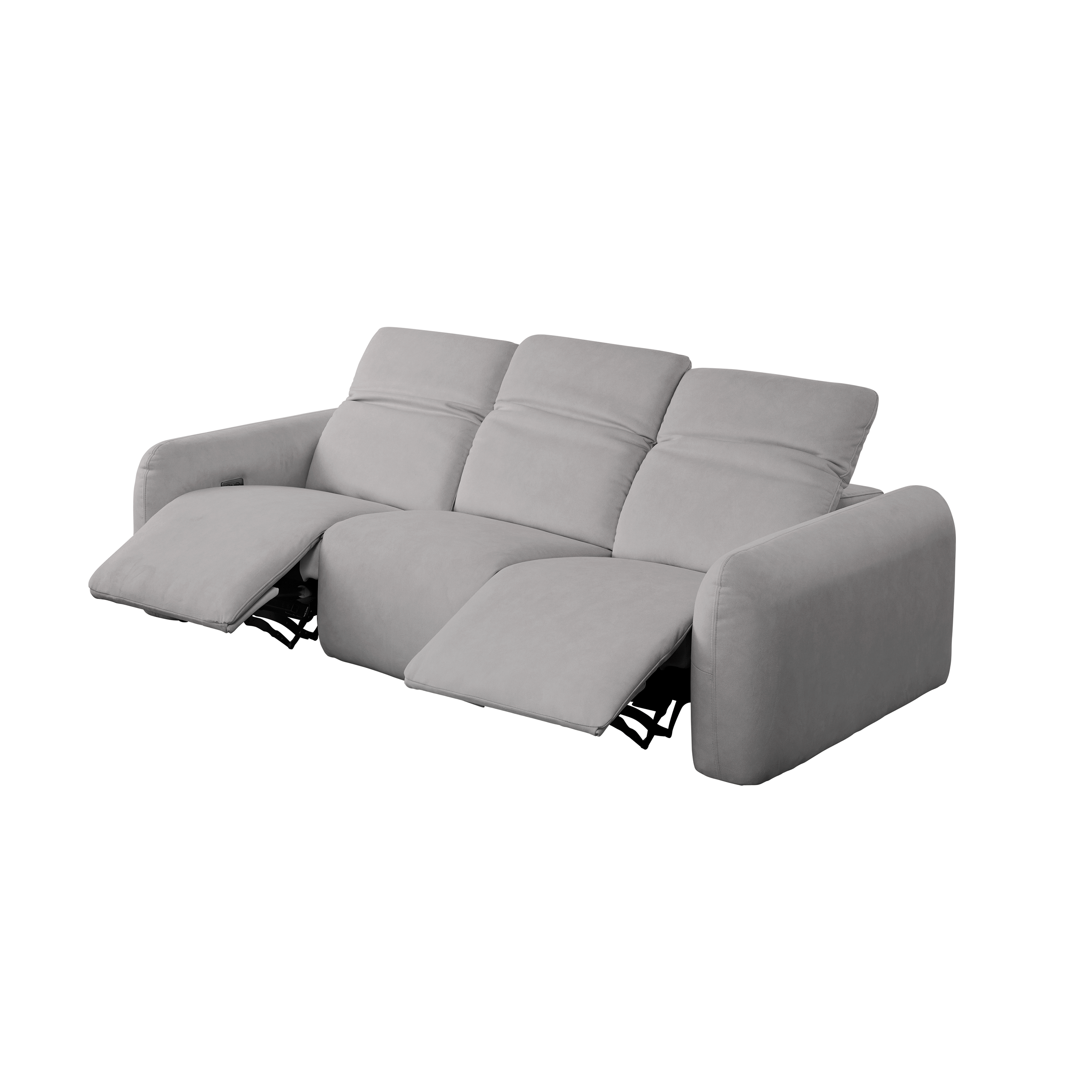 Harmony 3 Seater Power Recliner Sofa - Night Sky (Scratch Resistant) - Zero Wall