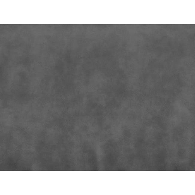 Milan 3 Seater Sofa - Lead Grey (Faux Leather) - 15 - Grayscale texture, Minimalistic design, Symmetrical pattern, Soft
