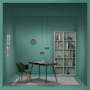 Cadencia Dining Table 2m with 4 Anneli Dining Armchairs in Dark Green - 11