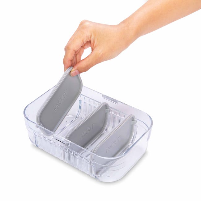 PackIt Mod Lunch Bento Container - Grey - 7