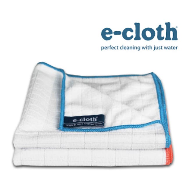 e-cloth Wash and Wipe Kitchen Eco Cleaning Cloth Pack (Set of 2) - 1