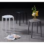 Olly Monochrome Stackable Stool - Black - 4