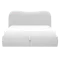 Arianna King Storage Bed - Light Grey Boucle
