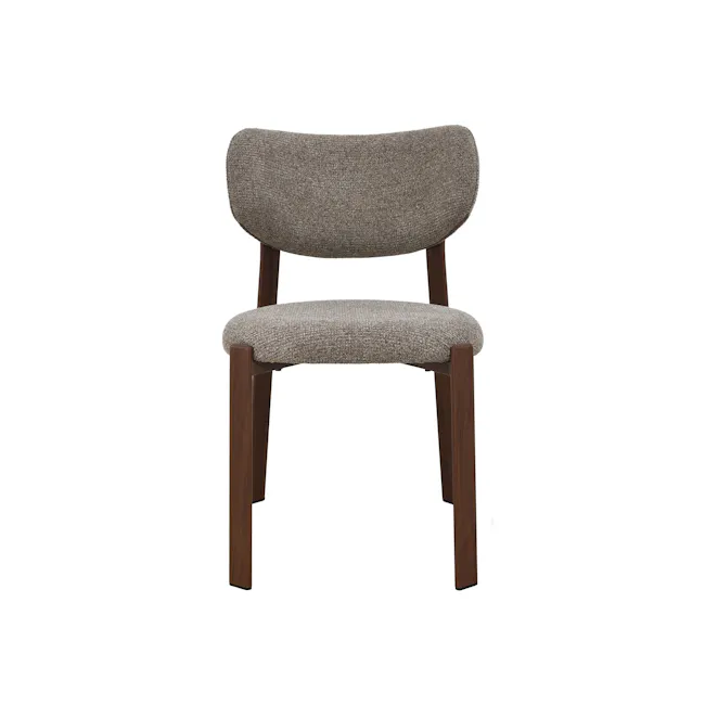 Sierra Dining Chair - Walnut, Dark Grey - 3
