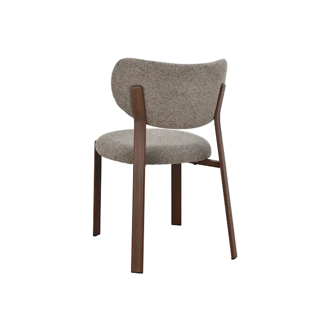 Sierra Dining Chair - Walnut, Dark Grey - 4