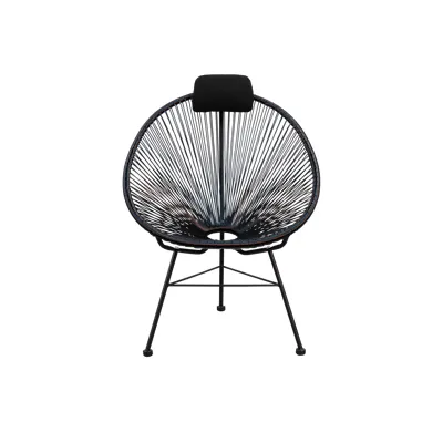 Acapulco Lounge Chair - Black