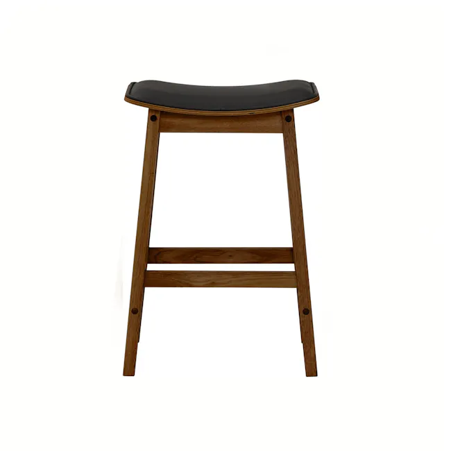 Gita Counter Stool - Walnut, Espresso - 2