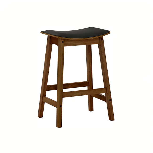 Gita Counter Stool - Walnut, Espresso - 1