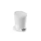 simplehuman 6L Round Plastic Step Bin - White
