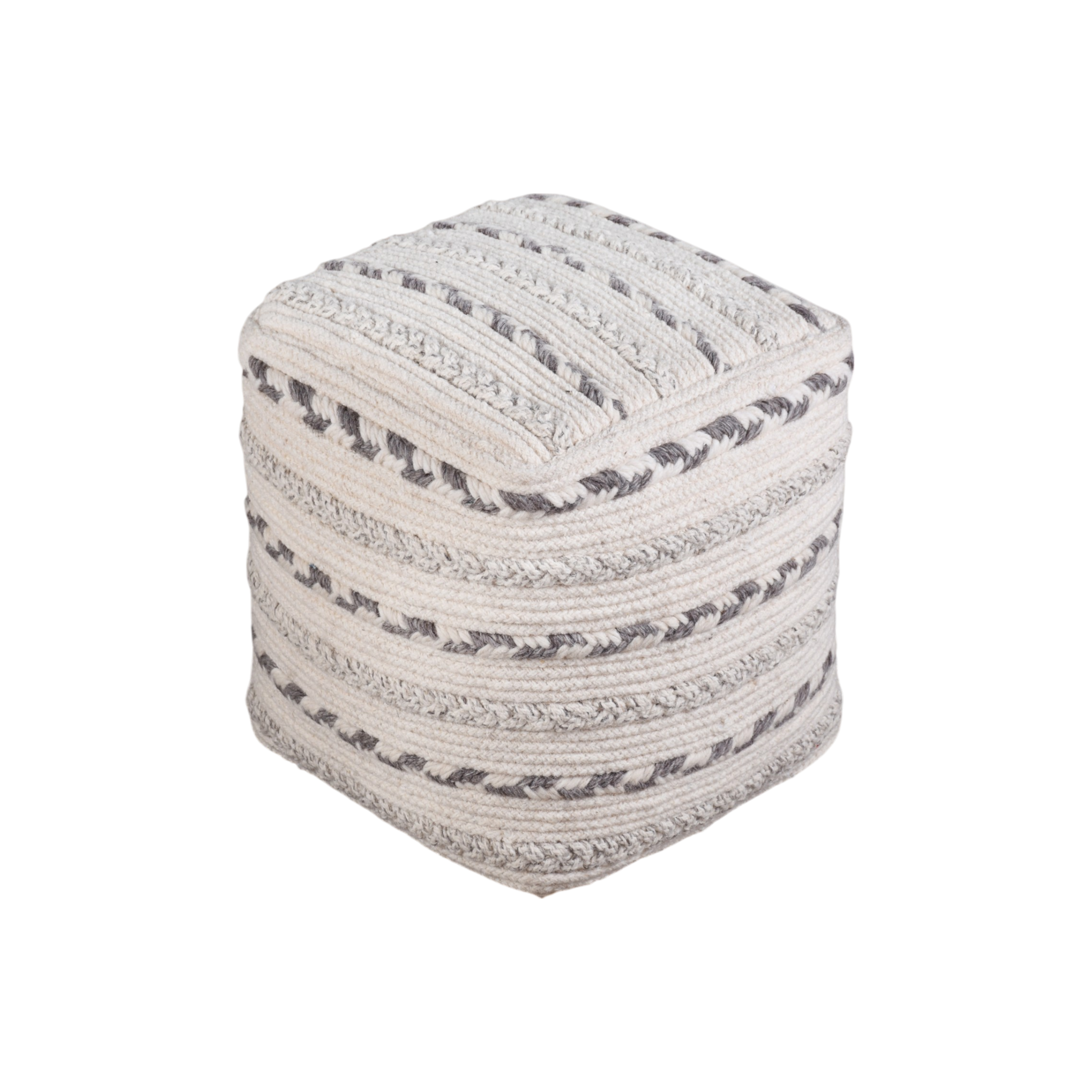 Kalusi Wool Pouf