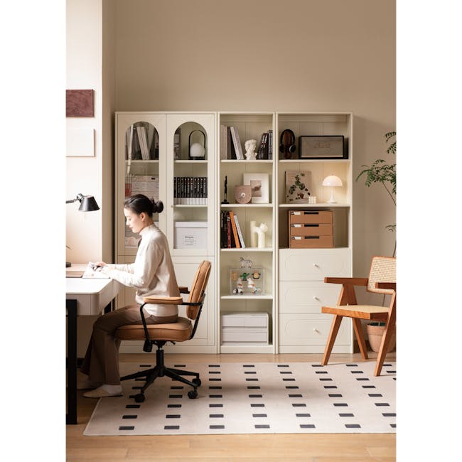 Arden Bookshelf with Drawers 0.6m - 1