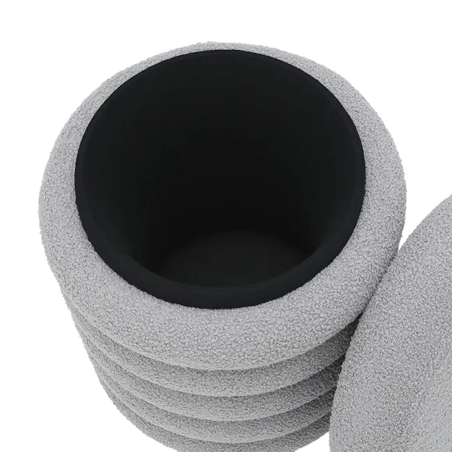Dolly Storage Stool - Grey - 4