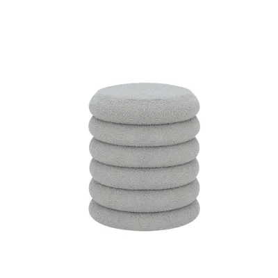 Dolly Storage Stool - Grey