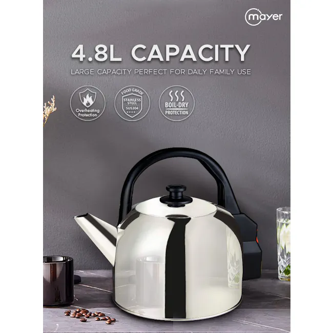 Mayer 4.8L Electric Kettle MMEK468 - 6