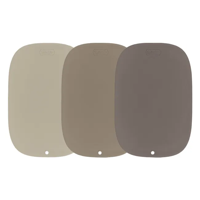SalleMa Macaron TPU Cutting Board Set (Salt Grey) - 3