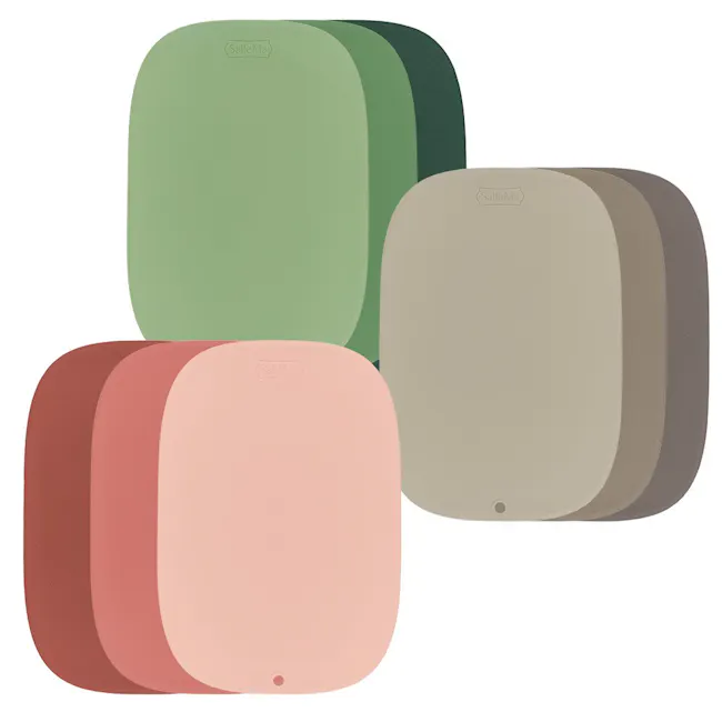 SalleMa Macaron TPU Cutting Board Set (Salt Grey) - 7