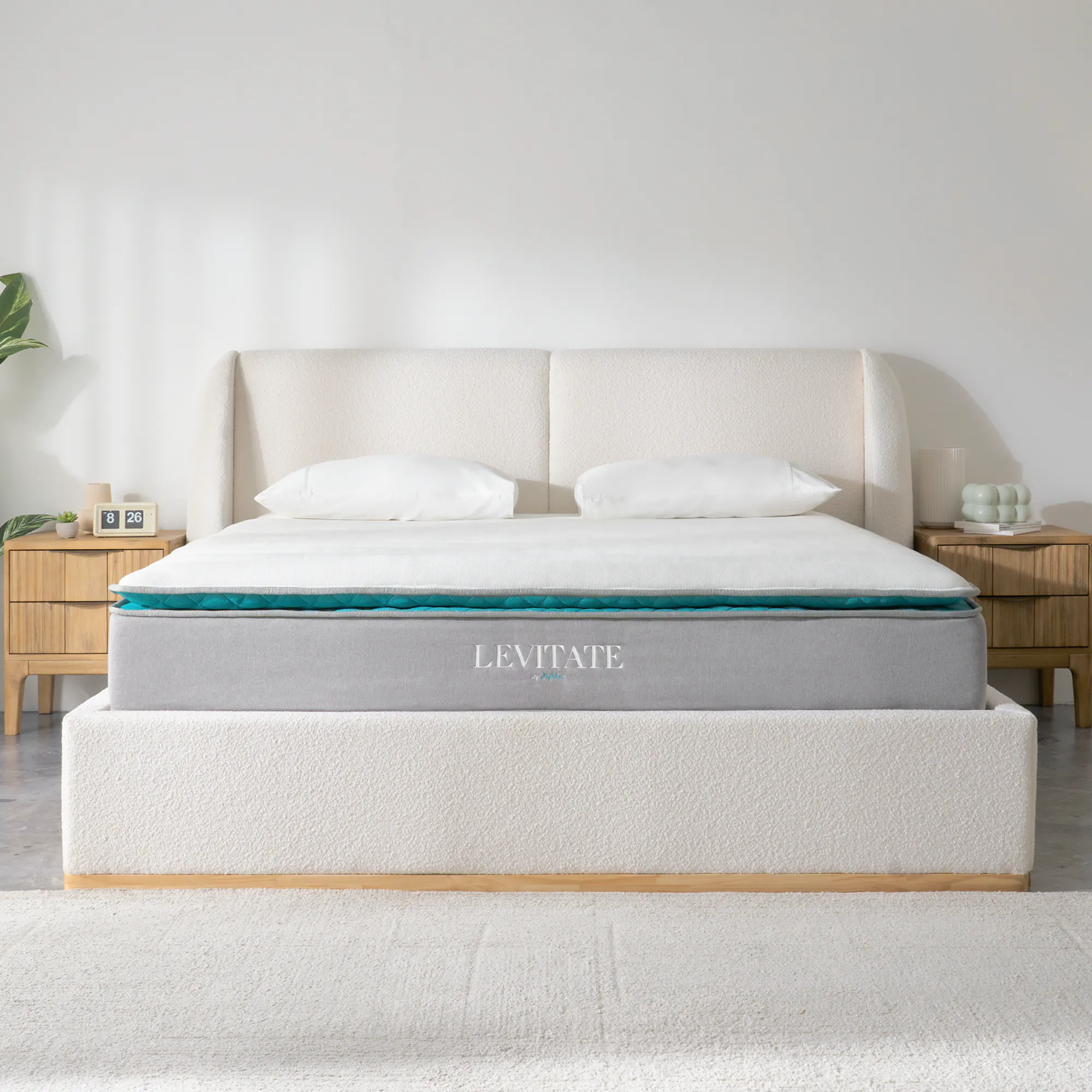 LEVITATE Mattress + 40% off Premium Memory Foam Pillows - 25