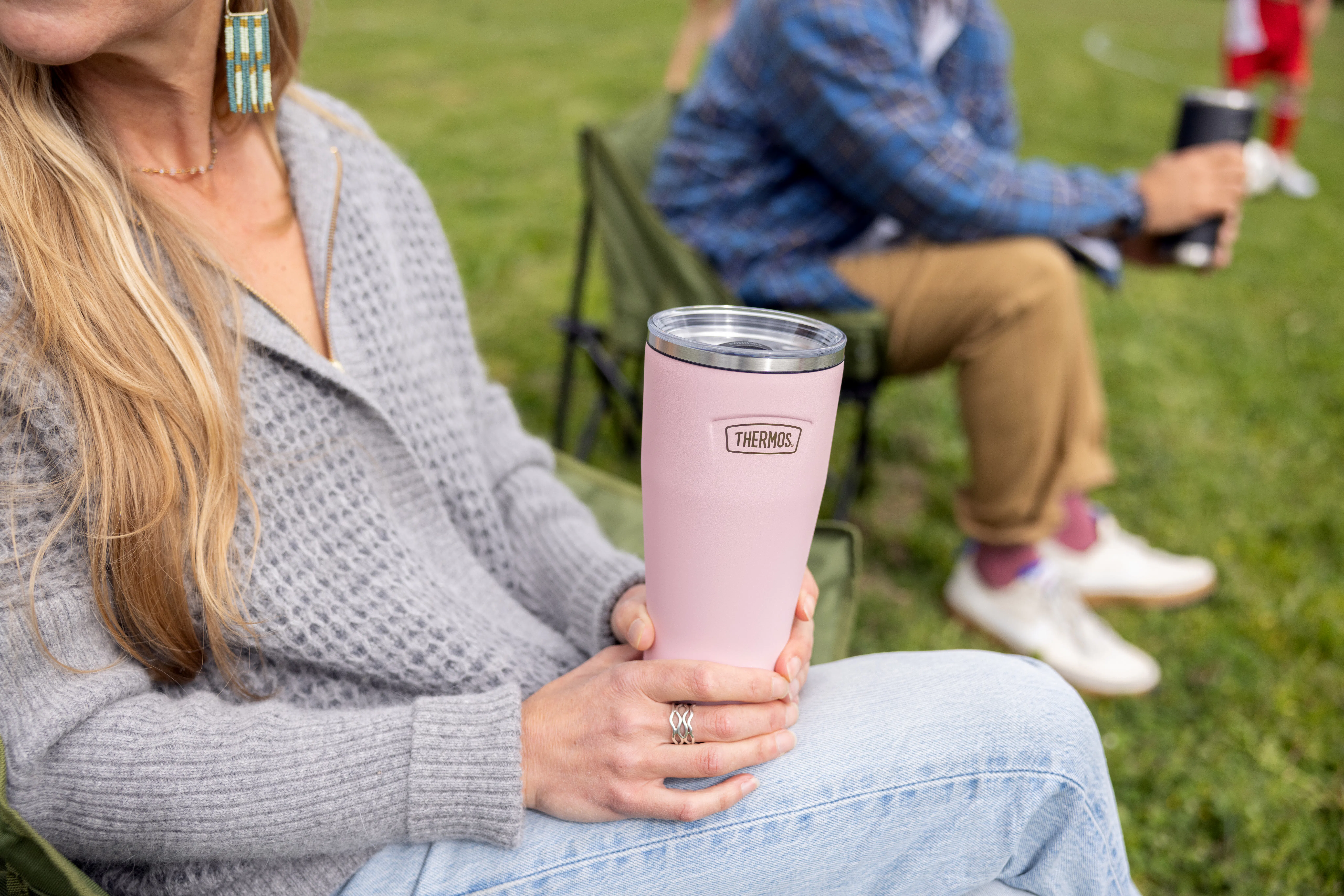 Thermos® ICON™ 710ml Mug with Side Lock Lid (IS1122) - Sunset Pink - 12