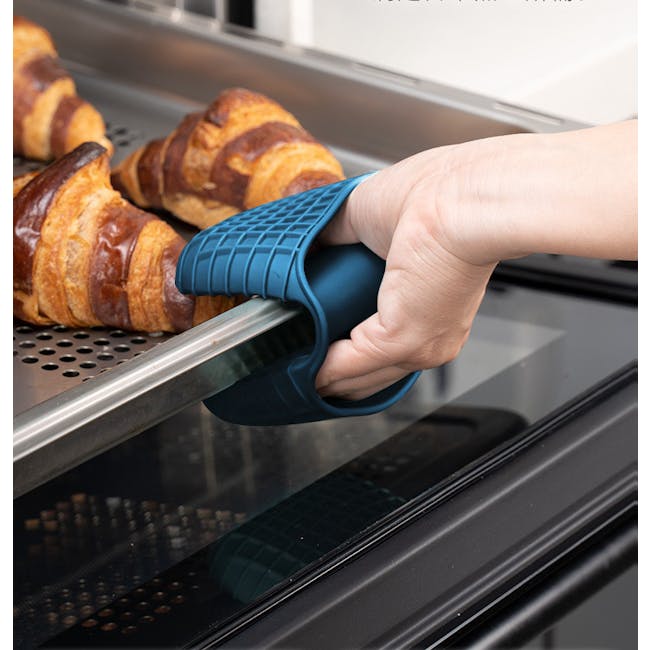 Silicon Oven Mitts - Green - 2