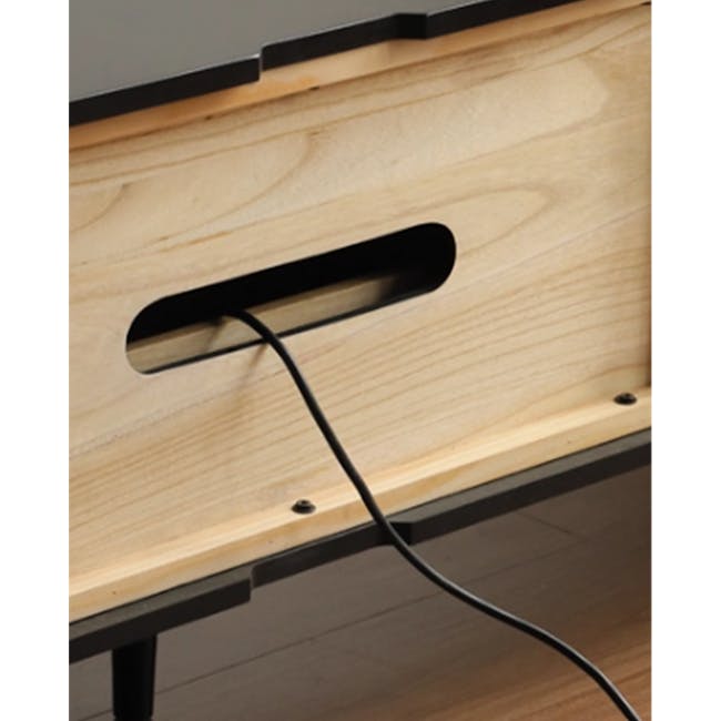 Colle TV Console 2m - Black Ash - 5