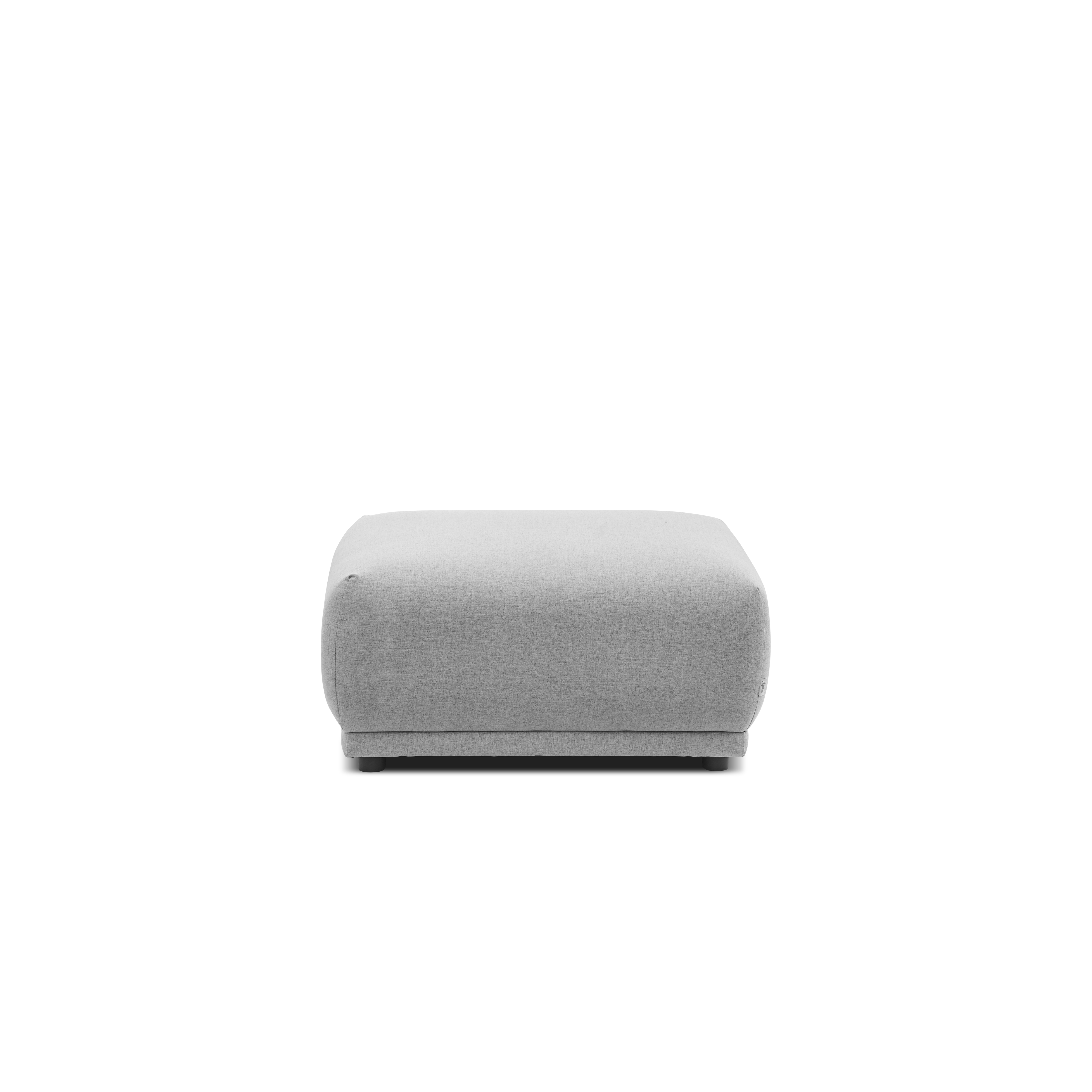 Milan Ottoman - Slate (Fabric)